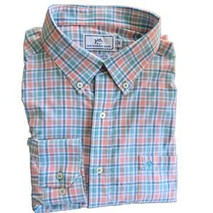 Southern Tide Intercoastal Performance Sport Shirt Button Down XL Blue Plaid